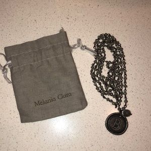 Melania Clara “B” necklace